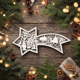 La magia del Natale prende forma... ✨
La nostra stella cometa in legno bianco (15x7 cm), finemente intagliata a strati, racchiude la meraviglia della Natività in ogni singolo dettaglio. Un piccolo capolavoro perfetto per donare un tocco di luce e tradizione alla tua casa, o per un regalo artigianale davvero unico. 🪵🤍
✨ Misure: 15x7 cm
✨ Materiale: Legno multistrato bianco
📲 Scrivici in DM per informazioni!
#Natale #DecorazioniNatalizie #StellaCometa #ArtigianatoInLegno #NataleArtigianale #IdeeRegalo #FattoAMano #NataleConStile